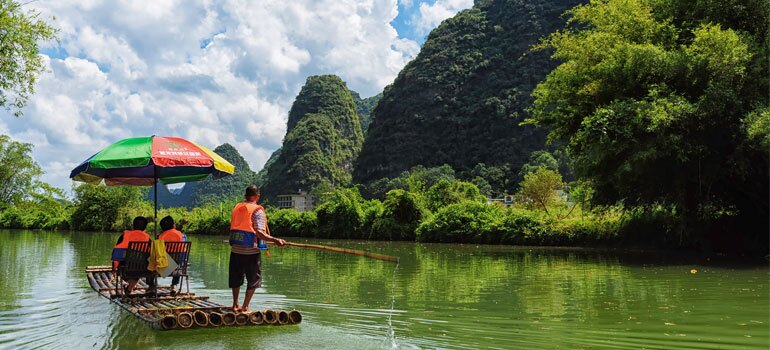 Bamboo Rafting