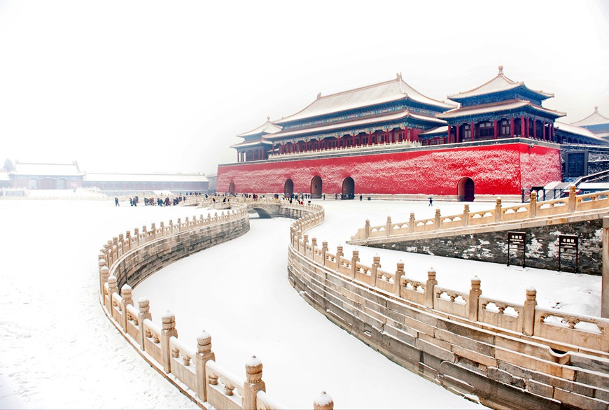 The Forbidden City in January