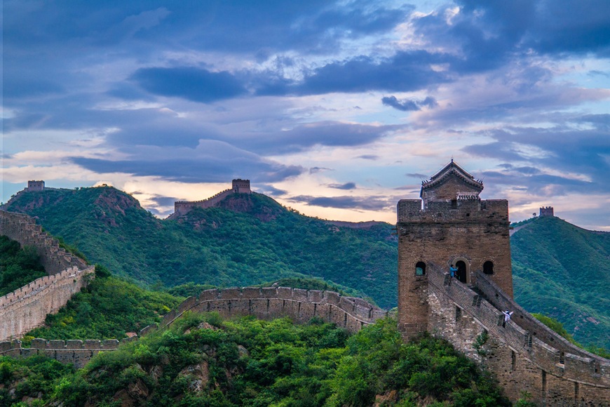 The Great Wall at Simatai in May