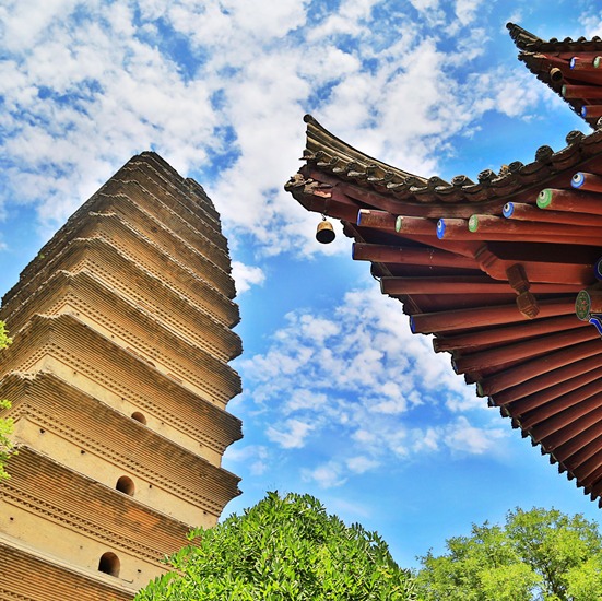 Big Wild Goose Pagoda — the Largest and Earliest Tang-Style Tower