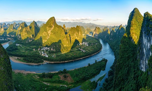 Panoramic View of Li River